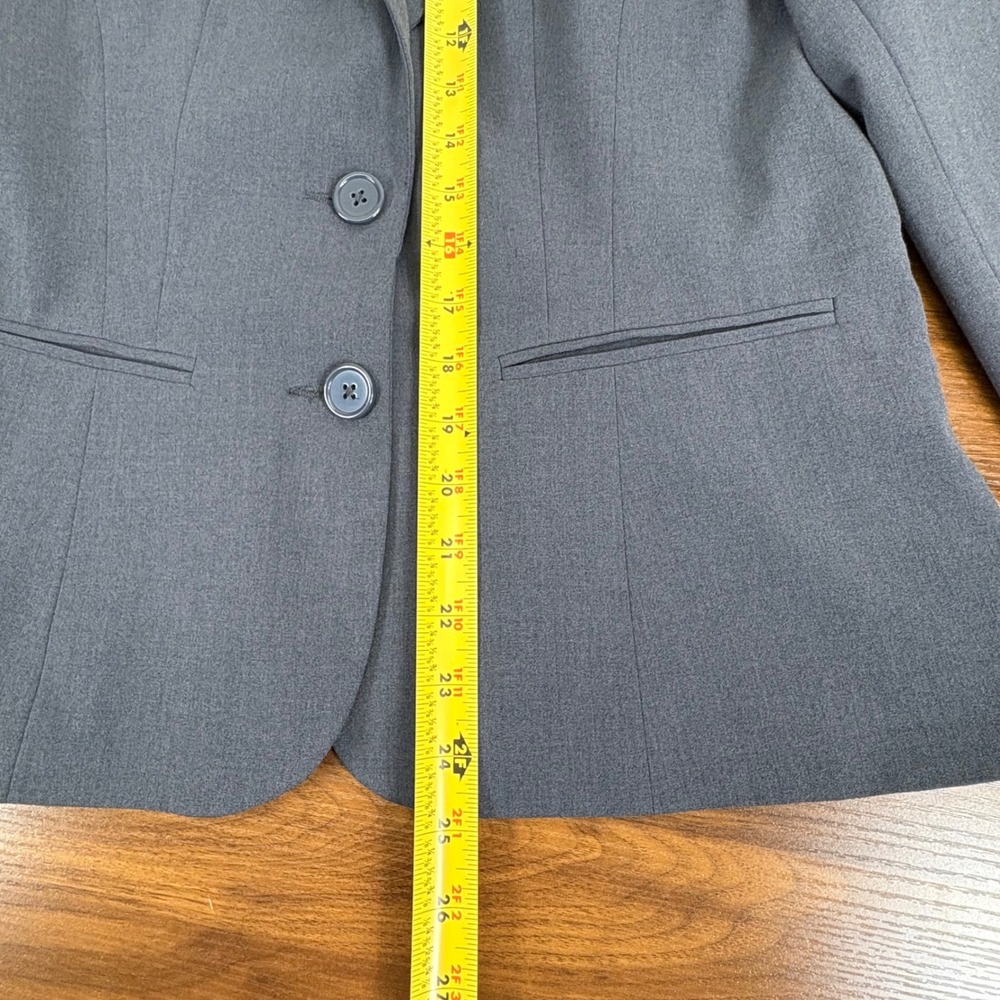 The‎ Limited Gray Blazer Size 6 Career Business Office Professional Jacket - Picture 12 of 13